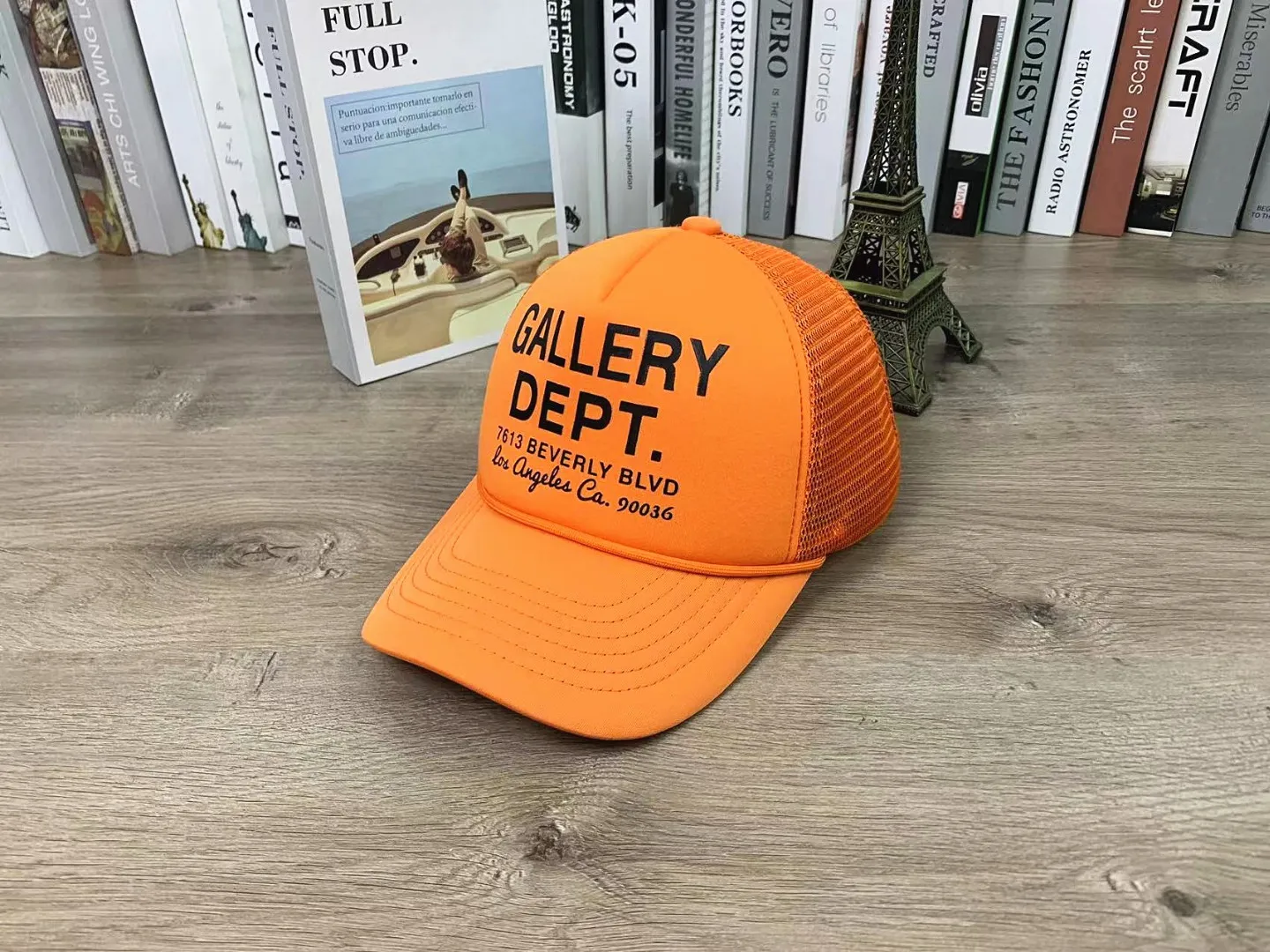 Non-returnable, non-exchangeable 9765#P76#GALLERY DEPT. Orange baseball cap mesh breathable peaked cap for men and women casual and versatile hat # Adjustable Color: Orange